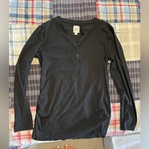 Gap MATERNITY Long Sleeve Henley shirt